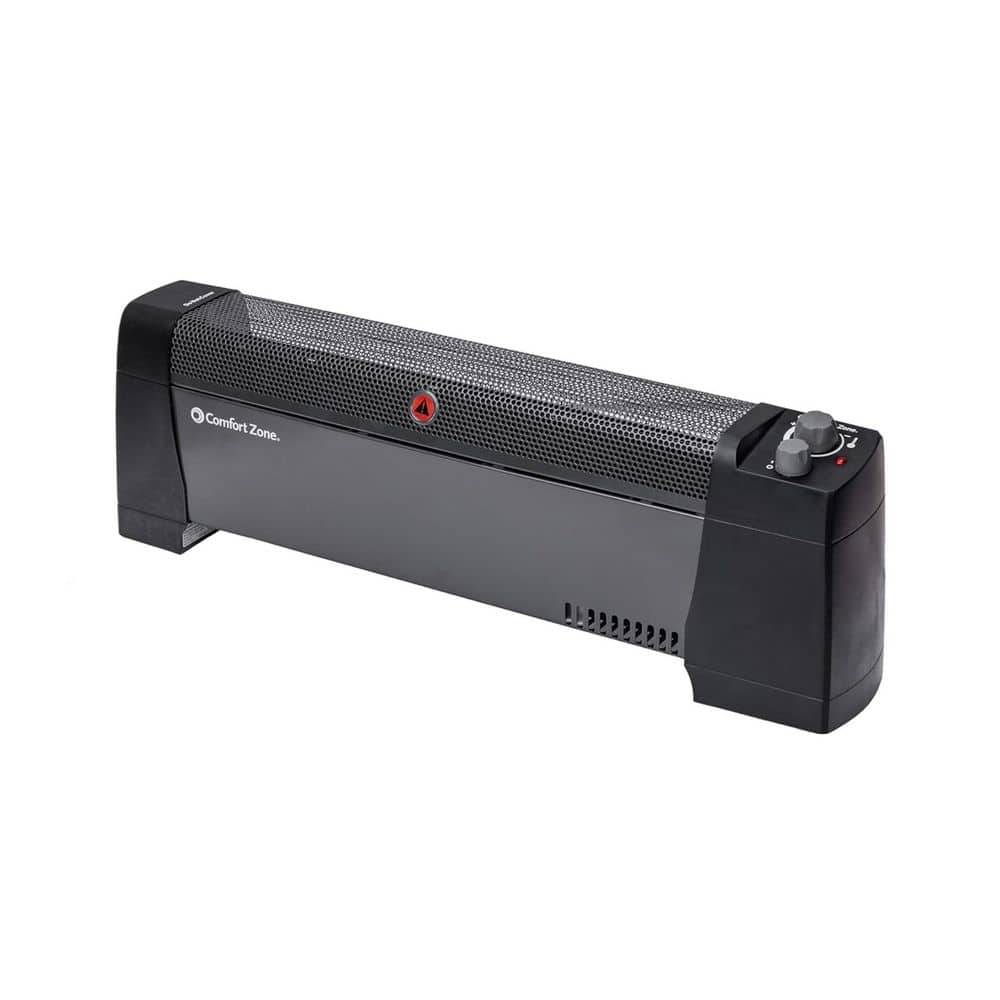 29 in. 1,500-Watt Black Convection Baseboard Heater with Silent Operation price history on PriceWatchPro