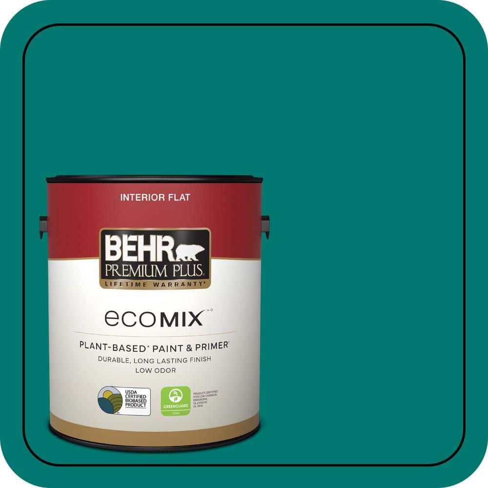 1 gal. #490B-7 Mermaid Harbor Flat EcoMix Plant-Based Interior Paint & Primer price history on PriceWatchPro