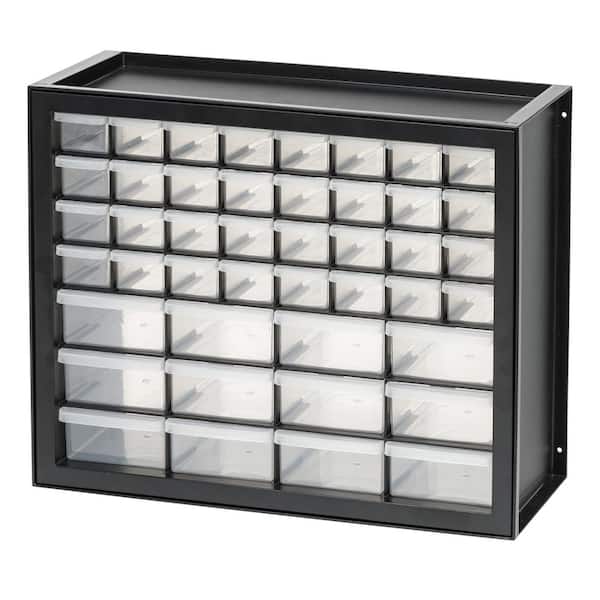 IRIS 44 Drawer Parts Cabinet in Black