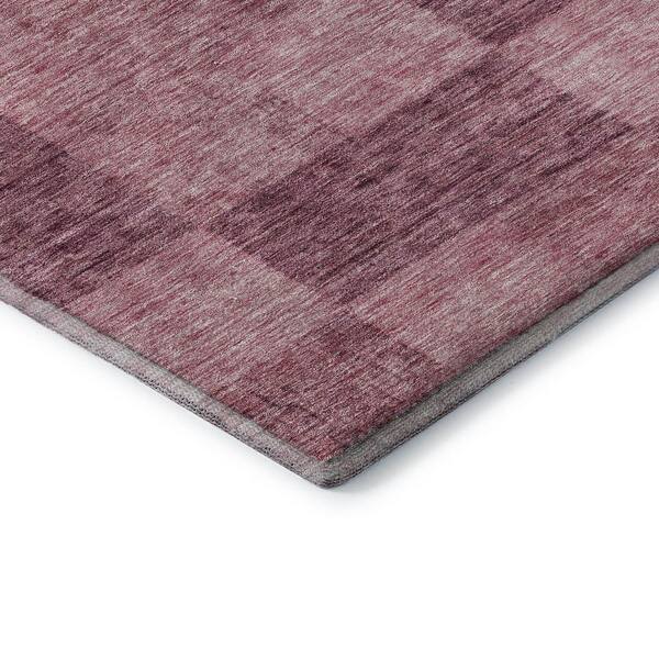 Mayfield Premium Machine Washable Abstract AMF1139 Blush 9 ft. x 12 ft. Area Rug