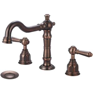 American 8 in. Widespread 2-Handle Bathroom Faucet in Oil Rubbed Bronze