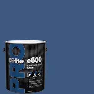 1 gal. #M520-7 Admiral Blue Satin Exterior Paint