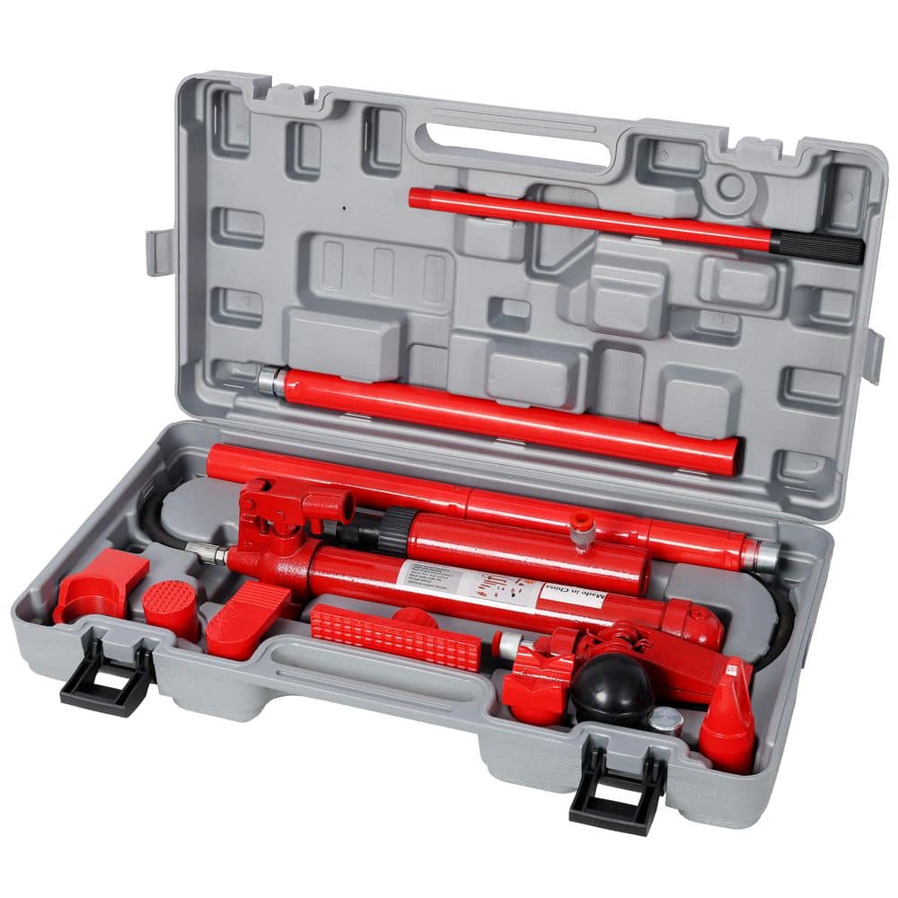 Oerbin 10 Ton Porta Power Kit, Portable Hydraulic Jack with Oil