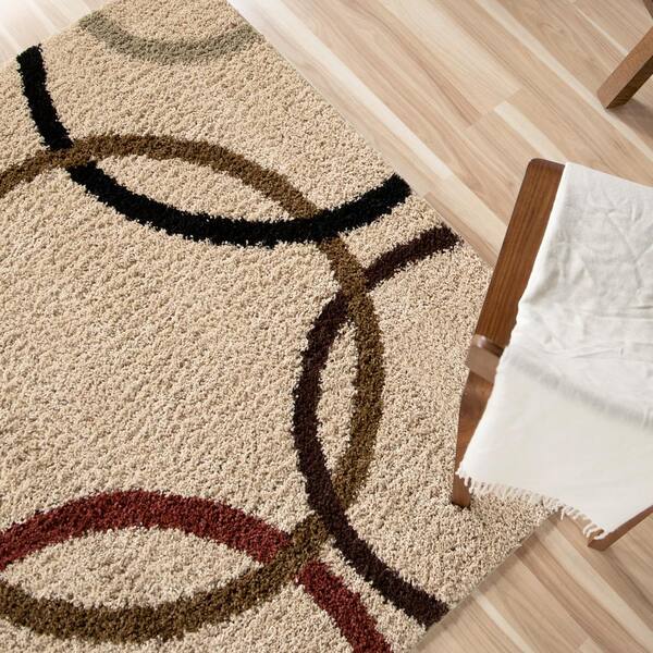 Fingerhut - Orian Rugs Circle Bloom 7' x 10' Indoor Area Rug