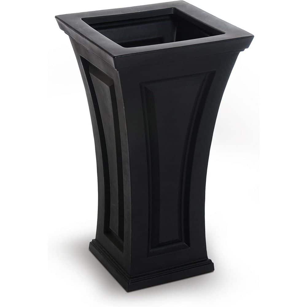 Cambridge 28 in. Tall Planter (Black, 16 in. L x 16 in. W) - with 6.5 Gal. Built-In Water Reservoir, Resin price history on PriceWatchPro
