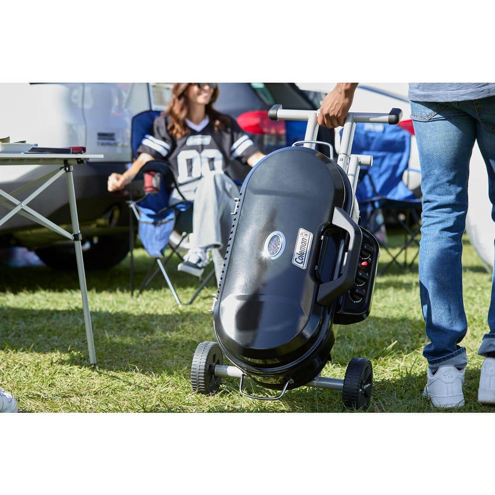 Coleman Blue Portable Propane Gas Grill with Stand