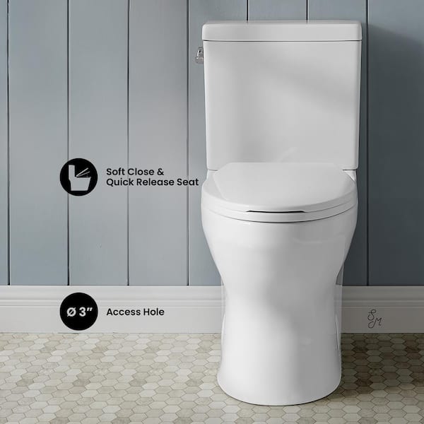 Swiss Madison Classe 2-piece 1.28 GPF Single Flush Elongated