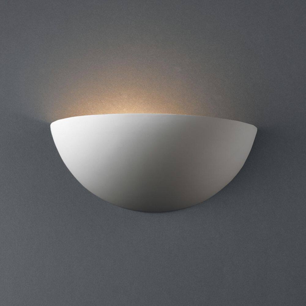 Coastal Breeze White Ceramic Outdoor Wall Sconce