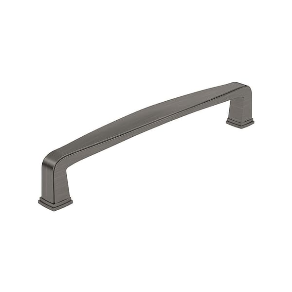 Charlemagne Collection 5-1/16 in. (128 mm) Classic Antique Nickel Curved Cabinet Bar Pull