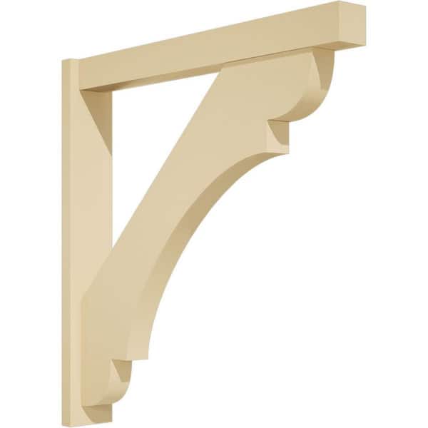 Ekena Millwork Olympic 5 in. W x 36 in. H x 36 in. D Signature Urethane Polyurethane Outlooker with Block Ends