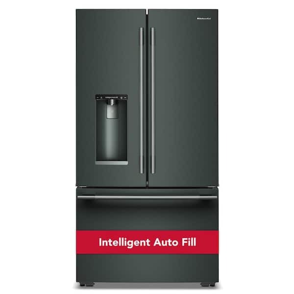 36 in. 23.1 cu. ft. Counter-Depth French Door Refrigerator in Juniper with Intelligent Auto Fill