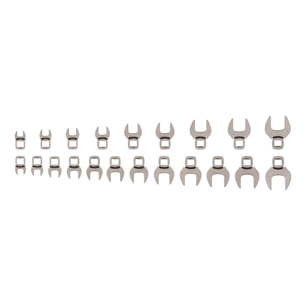 5/16-3/4 in., 8-19 mm 3/8 in. Drive Crowfoot Wrench Set (21-Piece) price history on PriceWatchPro