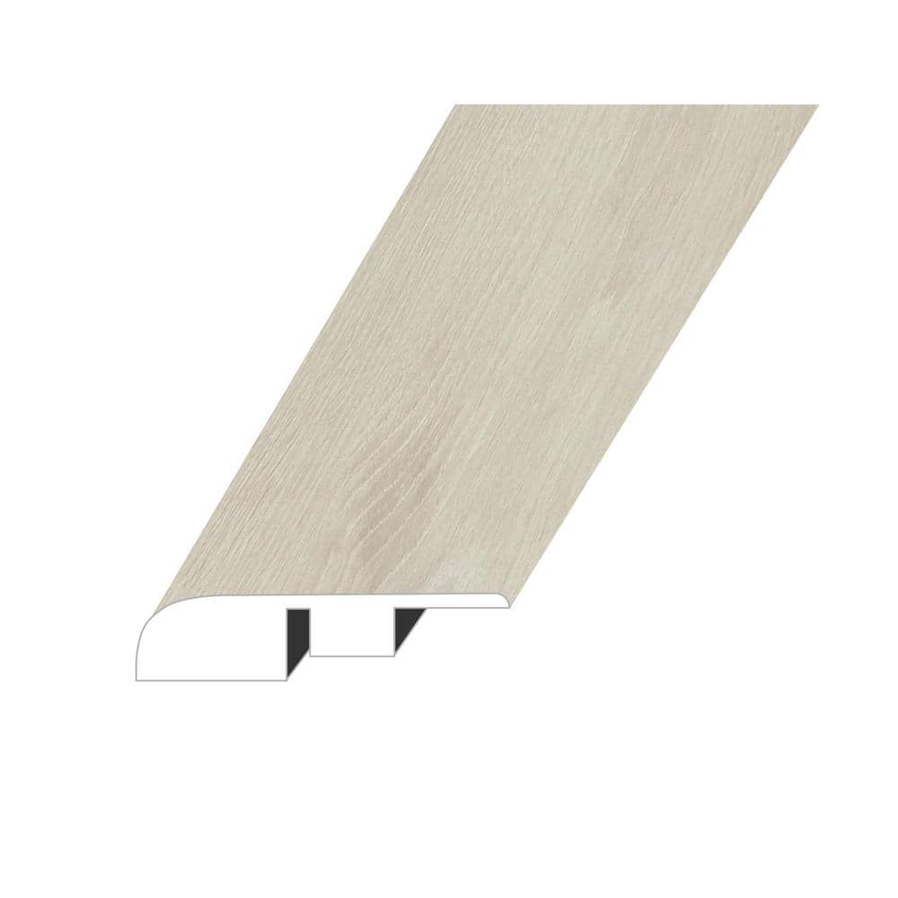 Lineage Allure Grey 0.6 in. Thick x 1.4 in. W x 94.5 in. L HDF Waterproof Laminate Embossed Wood Look End Cap Molding price history on PriceWatchPro