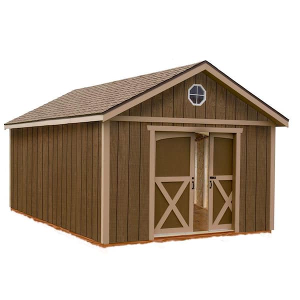 Best Barns North Dakota 12 ft. x 16 ft. Wood Storage Shed Kit with Floor