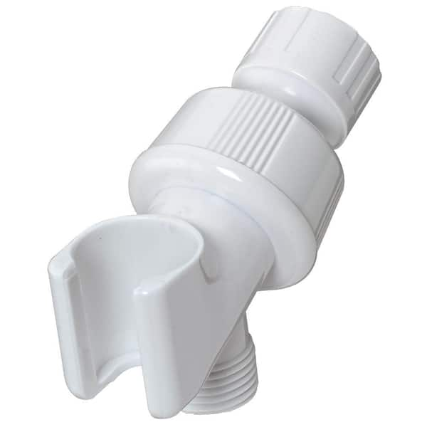 Glacier Bay Shower Arm Mount in White