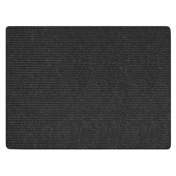 TrafficMaster Concord Charcoal Gray 3 ft. x 4 ft. Commercial Mat