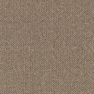 Social Network I  - Marble - Brown 21 oz. Nylon Loop Installed Carpet