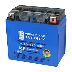 12-Volt 4 Ah 80 CCA GEL Rechargeable Sealed Lead Acid (SLA) Powersport Battery