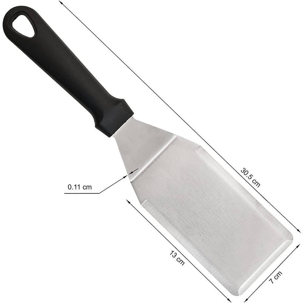 GLFILL Premium Stainless Steel Spatula Set for Grilling - BBQ Tools with
