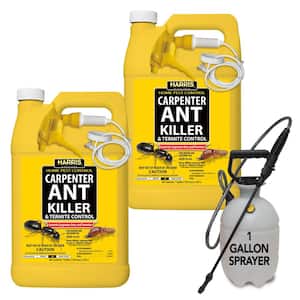128 oz. Carpenter Ant Killer and Termite Control Treatment Spray and 1 Gal. Tank Sprayer Value Pack (2-Pack)