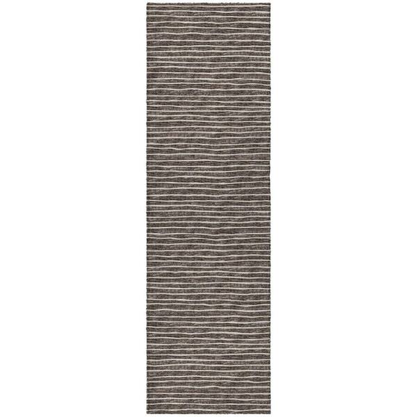 Dream Shag Premium Machine Washable Abstract ADS138 Chocolate 2 ft. x 7 ft. Runner Rug