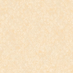 Jessica Light Yellow Geometric Paper Strippable Wallpaper (Covers 57.8 sq. ft.)