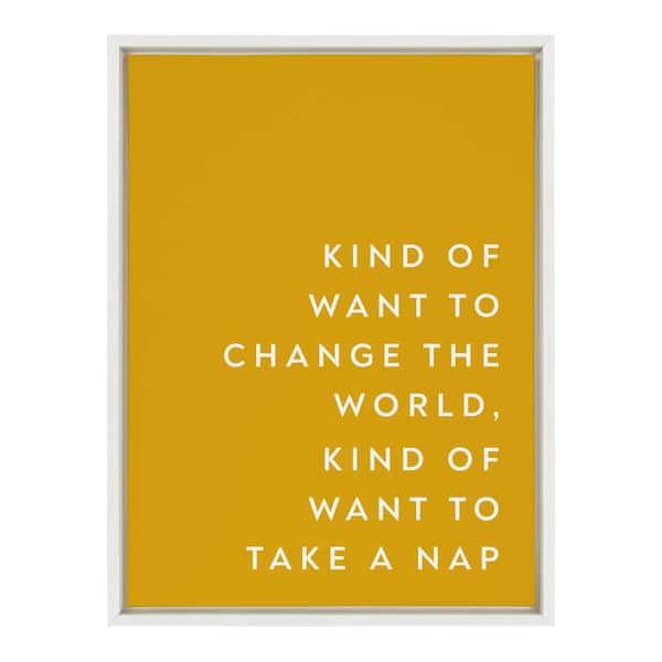 Kate and Laurel Sylvie Contemporary Framed Canvas Wall Art 24 in. x 18 in.