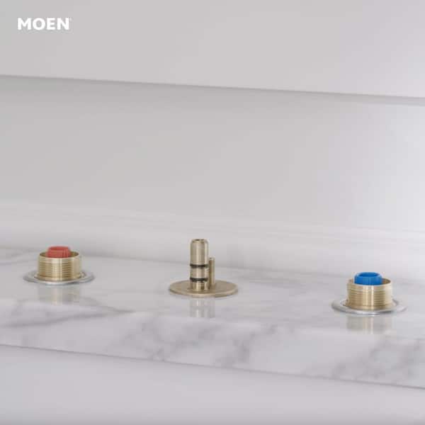 Widespread Bathroom Faucet Rough-In Valve with Drain Assembly - 1/2 in. IPS Connection