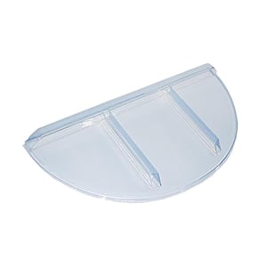 48 in. W x 22 in. D x 2-1/2 in. H Economy Round Flat Window Well Cover