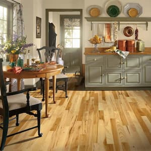 Rustic Hickory Natural 3/4 in. Thick x 4 in. Wide x Varying Length Solid Hardwood Flooring (18.5 sqft / case)