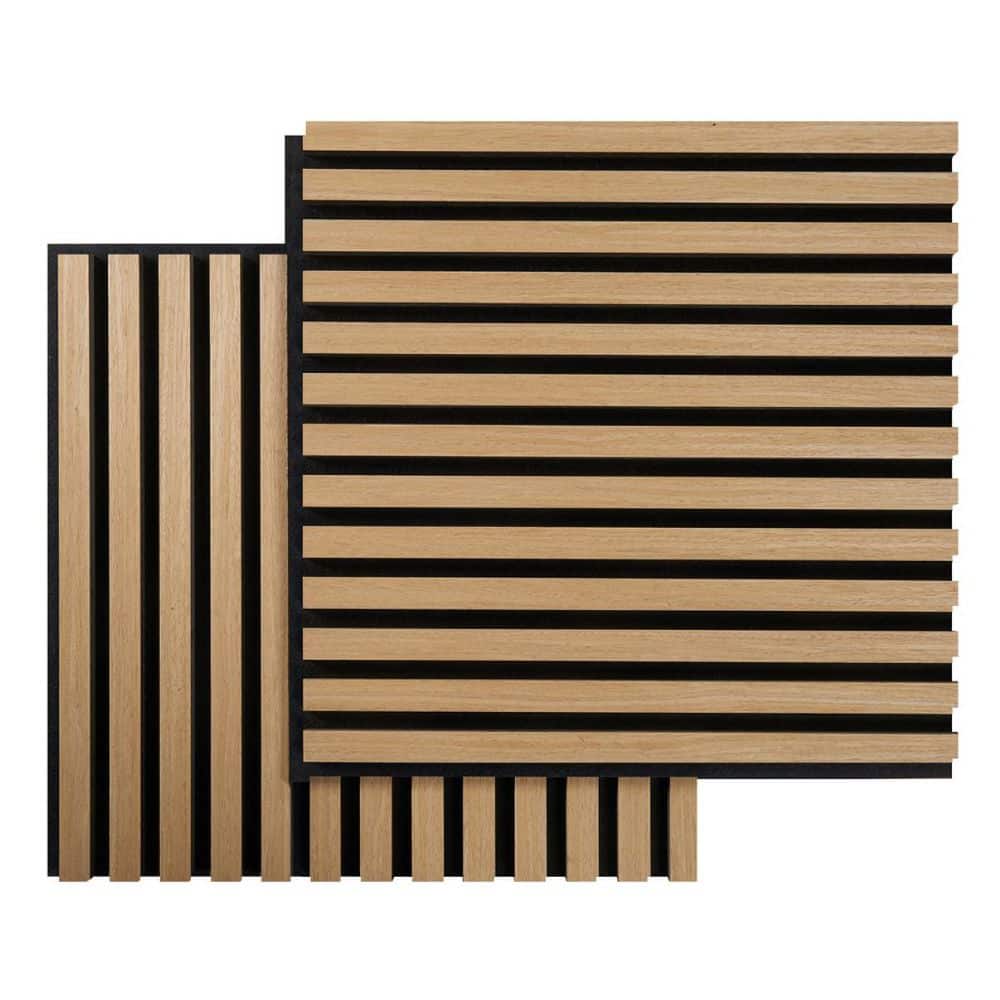 Quanti Acoustic 0.71 in. x 20.47 in. x 20.47 in. Light Oak FSC 100% Square Sound Absorbing Wall Panel (2-Pack) price history on PriceWatchPro