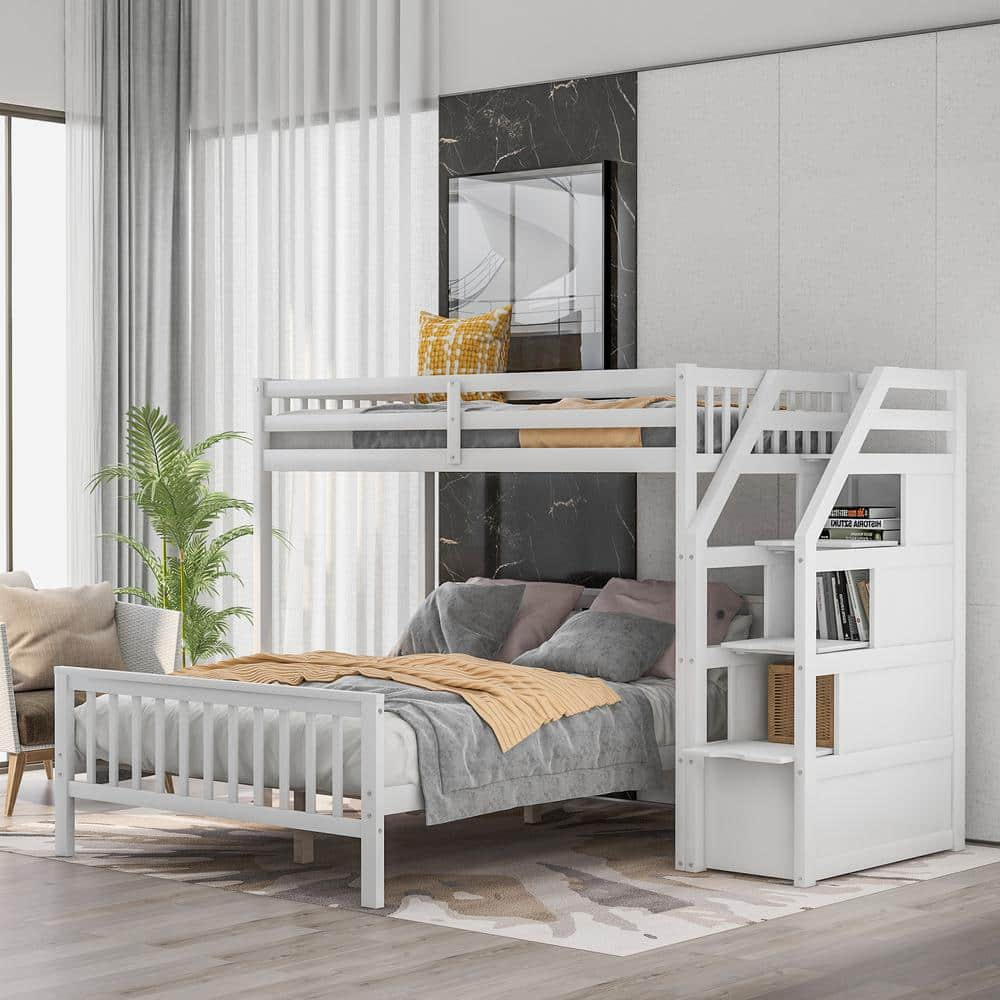 Twin over loft store bed