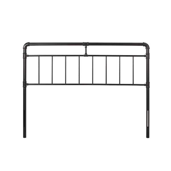 Noble House Aborn Flat Black Queen Headboard