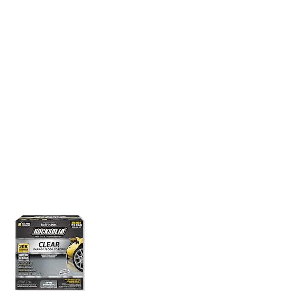 Rust-Oleum RockSolid 90 oz. Clear Polycuramine Top Coat Garage Floor Kit (2 Pack)
