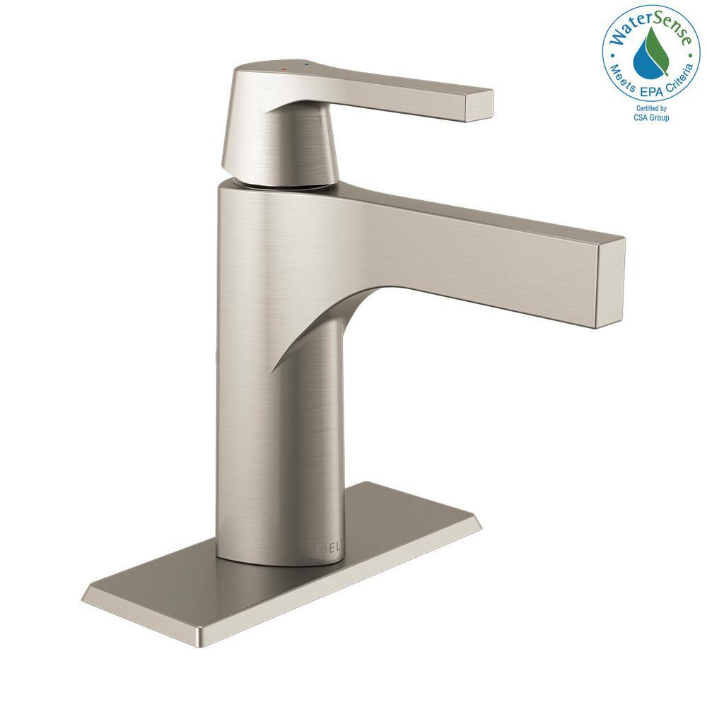 Zura 6.81" Stainless Steel Single Handle Bathroom Faucet