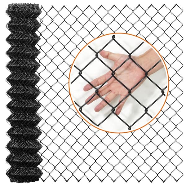 Yardgard Select 3.75-in Black Metal Rail Clip For Metal Fence