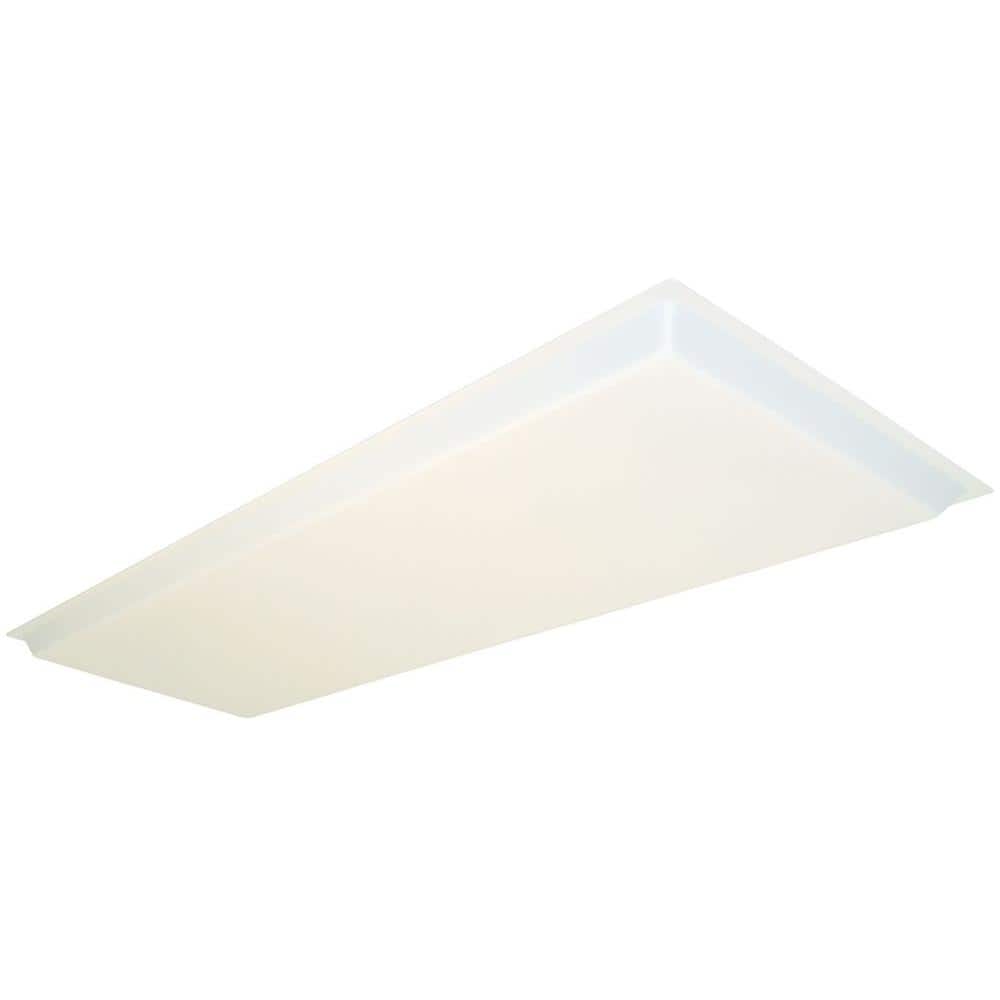 Lithonia Lighting 1-1/3 ft. x 4 ft. Dropped White Acrylic Diffuser  D15SBDDROP