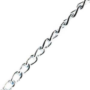#2/0 x 1 ft. Zinc Plated Steel Twisted Link Chain