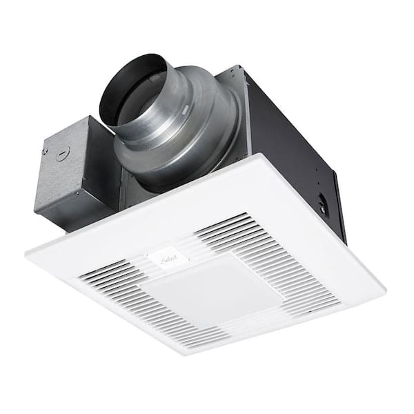Panasonic WhisperGreen Select 50/80/110 CFM Customizable Ceiling Exhaust Bath Fan with LED Light, ENERGY STAR