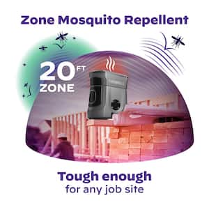 Rechargeable Outdoor Mosquito Repeller 20 ft. Coverage and Deet Free