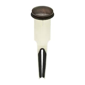 1.5 in. Cap Dia EasyPOPUP Universal, Easy Install/Remove Pop-Up Stopper in Oil Rubbed Bronze