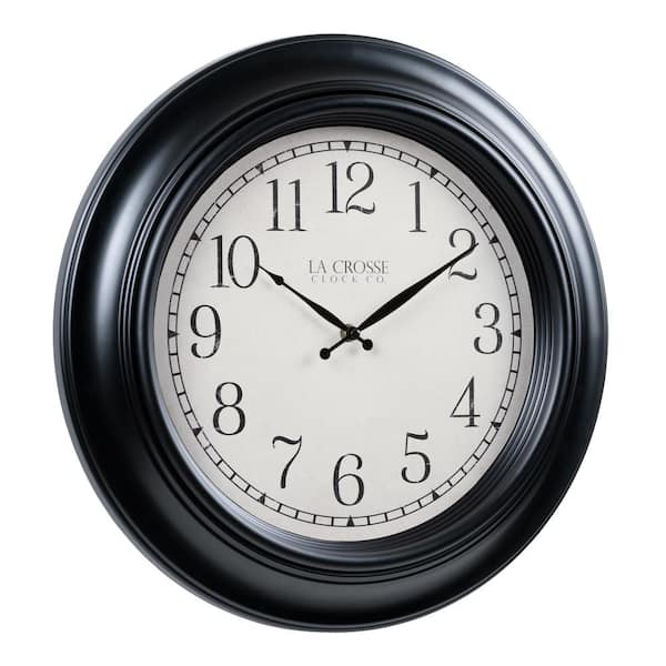 La Crosse Clock 18 in. Rhodes Quartz Analog Wall Clock 404-3846A