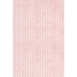 Kai Machine Washable Blush 4 ft. x 6 ft. Solid Area Rug