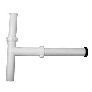 1-1/2 in. White Plastic Slip-Joint Garbage Disposal Kit