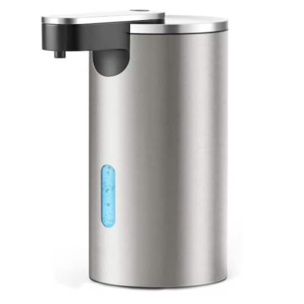 Stainless Finish Automatic Soap Dispenser Lotion Dispenser Touchless IPX7 Waterproof 3 Adjustable Levels