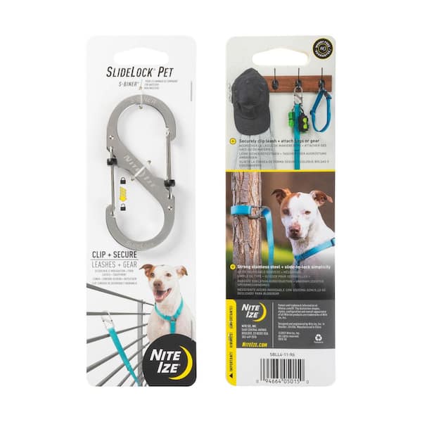  Nite Ize MicroLink Pet Tag Carabiner, Stainless Steel Cat and  Dog Tag Clip, 2 Pack : Pet Supplies