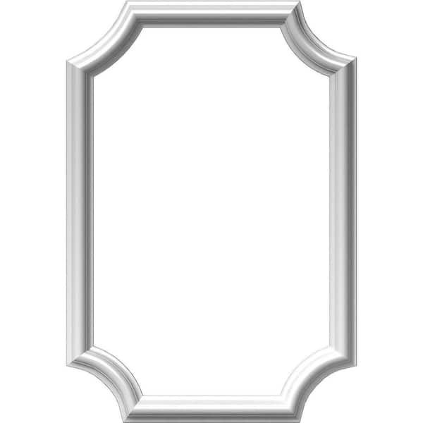 16 in. W x 24 in. H x 1/2 in. P Ashford Molded Scalloped Wainscot Wall Panel