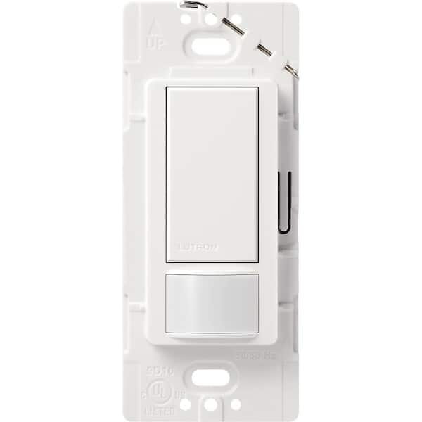 Lutron Maestro 2 Amp Single-Pole Vacancy Sensing Switch - White