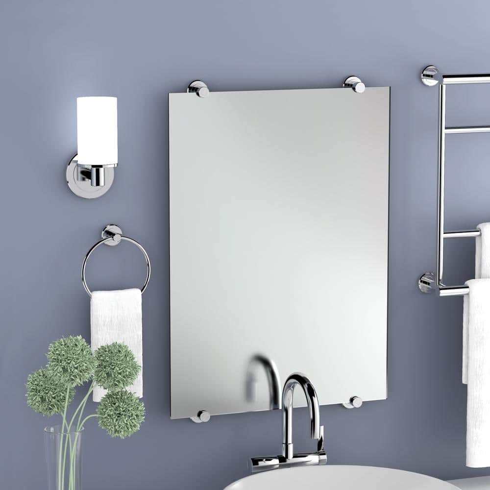 Chrome Freestanding Double Arm Hand Towel Holder