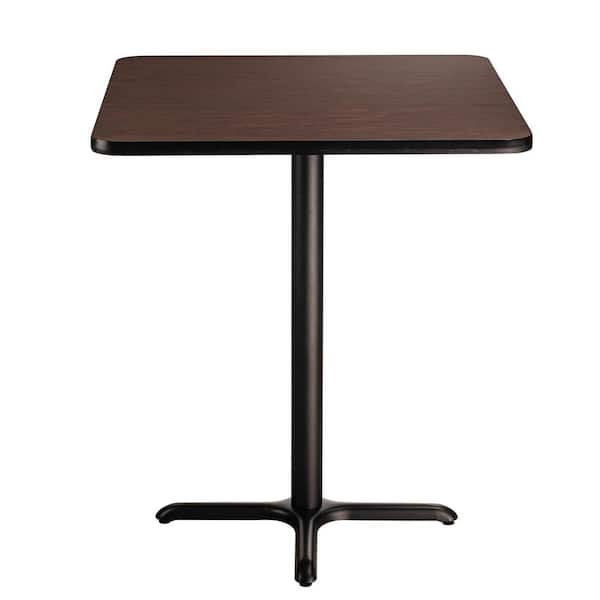 National Public Seating 36-inch Square Composite Wood Cafe Table